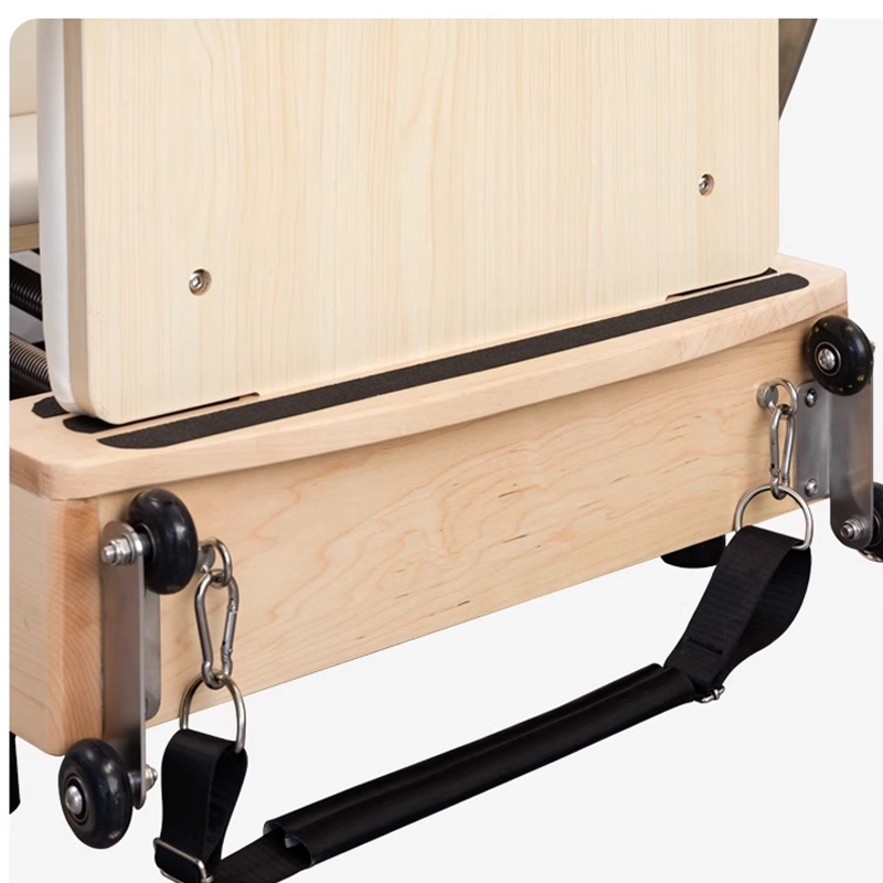 Affordable-Maple-Wood-Portable-Pilates-Reformer-For-Gyms-Yoga-Studios03 Affordable Maple Wood Portable Pilates Reformer For Gyms Yoga Studios03