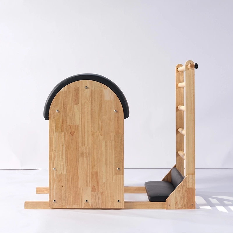 Cheap Adjustable Maple Wood Pilates Ladder Barrel For Gyms08