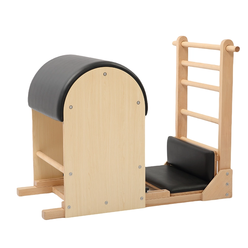 High Quality Maple Wood Pilates Reformer Training Equipment With Ladder Barrel 001