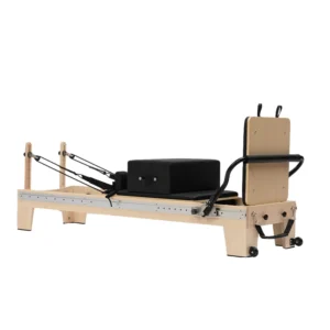 Professional Custom Oak Wooden Pilates Reformer Machine Factory09