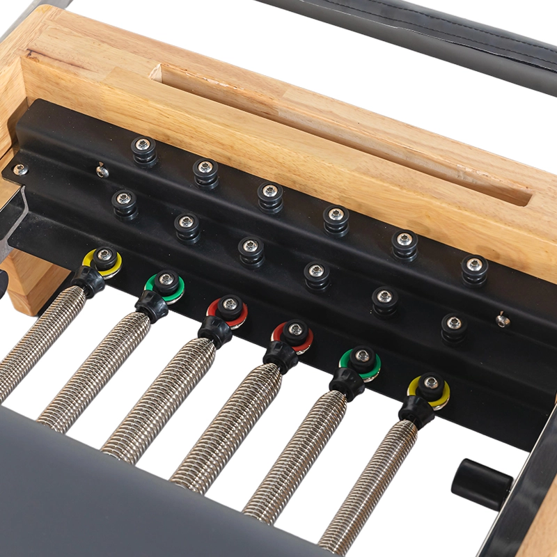 Adjustable-Oak-Wood-Pilates-Reformer-Machine-For-Pilates-Studio-Use-004 Adjustable Oak Wood Pilates Reformer Machine For Pilates Studio Use 004
