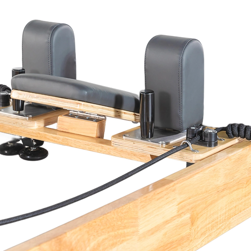 Adjustable-Oak-Wood-Pilates-Reformer-Machine-For-Pilates-Studio-Use-005 Adjustable Oak Wood Pilates Reformer Machine For Pilates Studio Use 005